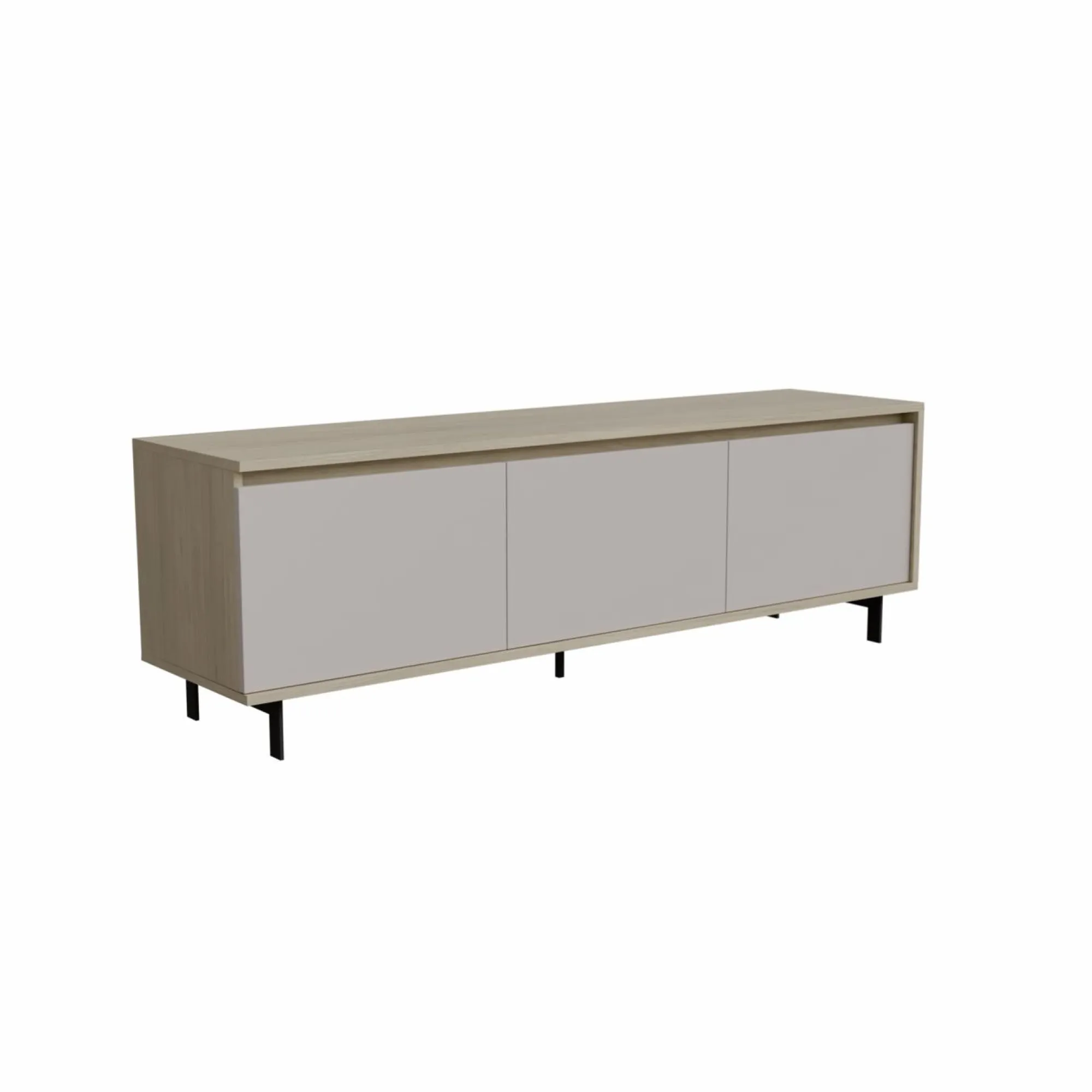 Camif Meubles Tv>Meuble TV 3 portes décor bois Gustavo -