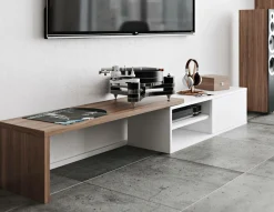 Camif Meubles Tv>Meuble TV Torre - - Placage bois véritable