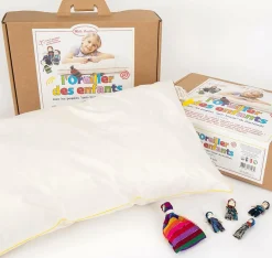 Camif Oreillers|Oreillers>MILLE OREILLERS Oreiller des enfants moelleux en laine vierge - 40 x 60 cm