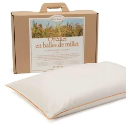 Camif Oreillers|Oreillers>MILLE OREILLERS Oreiller ferme en millet biologique - 50 x 70 cm