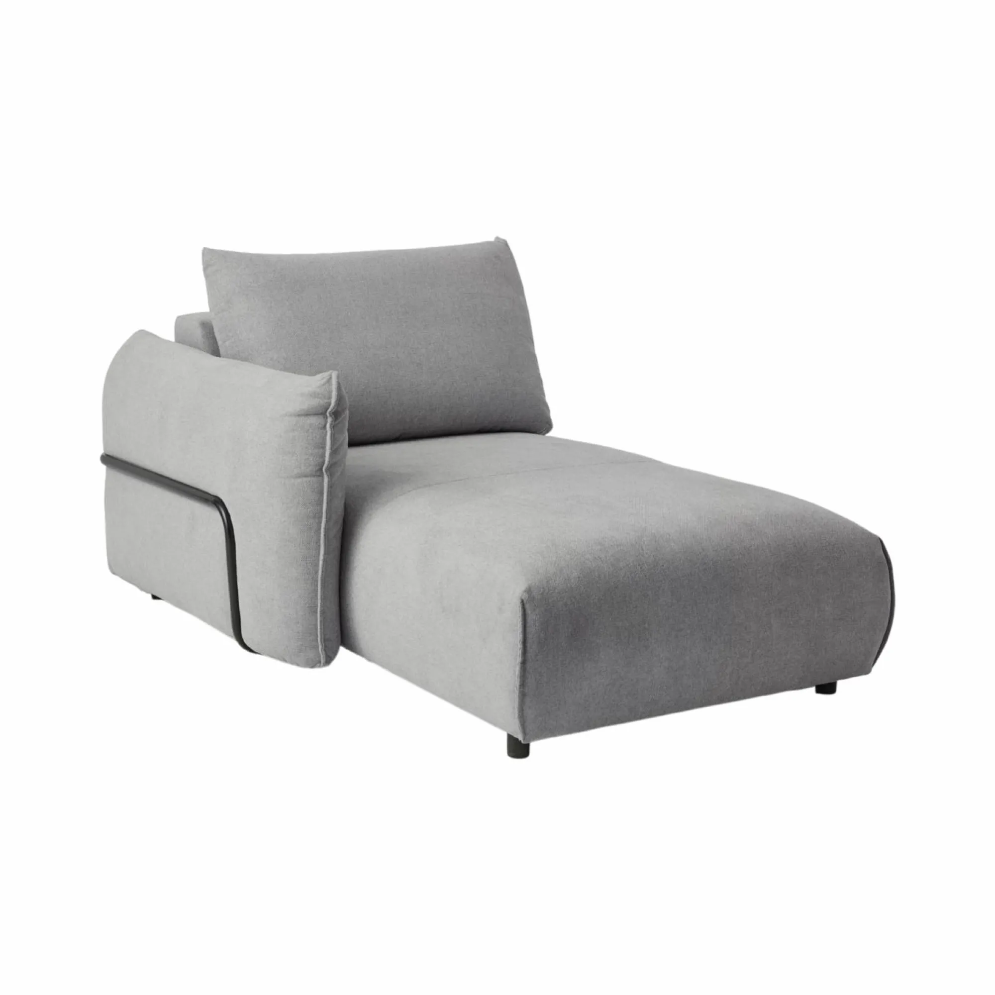 Camif Canapés Modulables>Méridienne pour canapé modulable tissu Solal - - Méridienne gauche