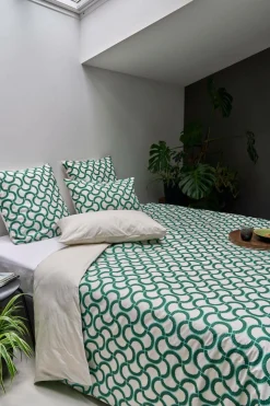 Camif Housses De Couette|Parures De Lit>Parure de lit coton bio Jardin Urbain - - 240 x 220 cm