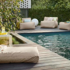 Camif Poufs, Poires Et Coussins De Sol|Poufs, Poires Et Coussins De Sol>Pouf Bain de soleil Recyclé Heva -
