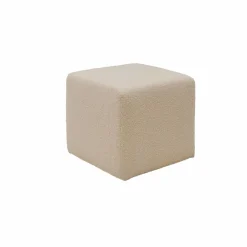 Camif Repose-Pieds>Pouf bouclette carré Ome -
