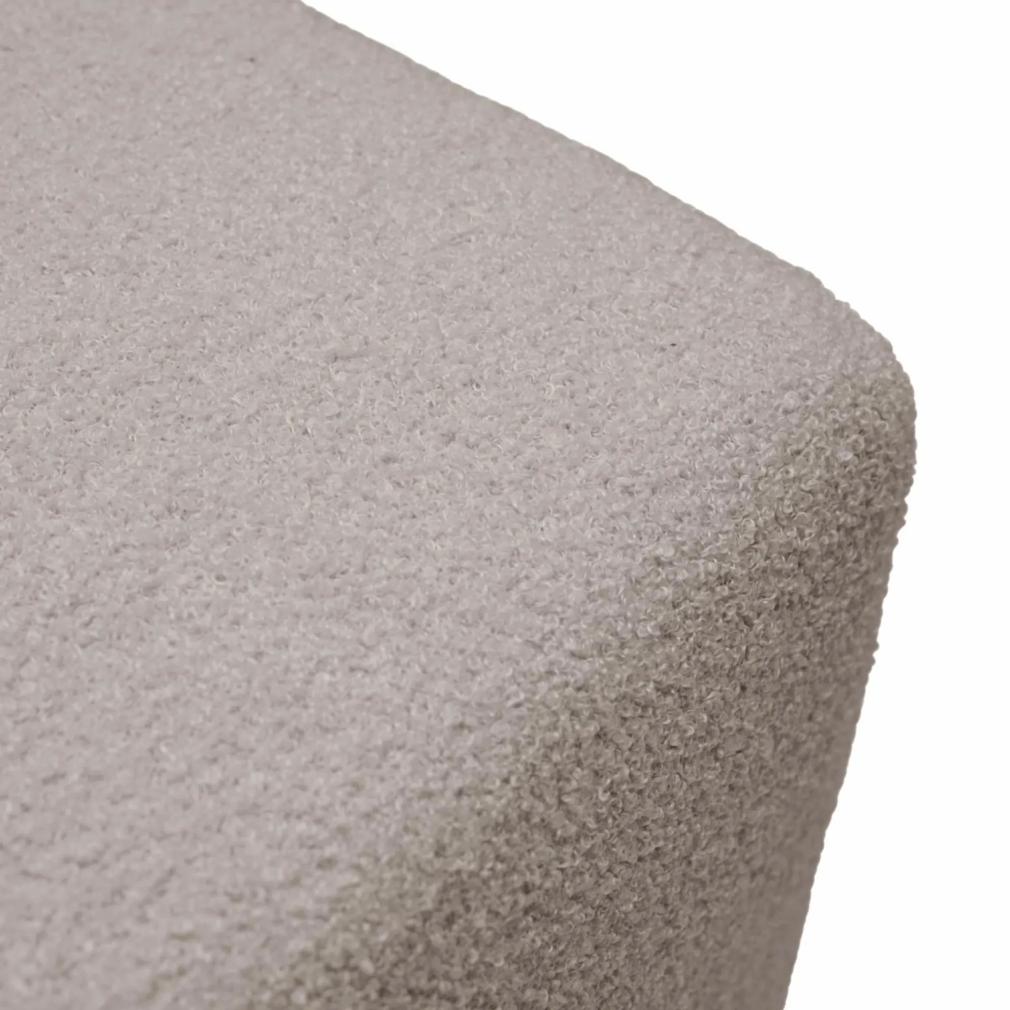 Camif Repose-Pieds>Pouf bouclette carré Ome -