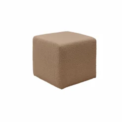 Camif Repose-Pieds>Pouf bouclette carré Ome -