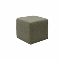 Camif Repose-Pieds>Pouf bouclette carré Ome -