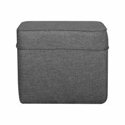 Camif Repose-Pieds>Pouf carré tissu Ondine -