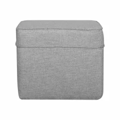 Camif Repose-Pieds>Pouf carré tissu Ondine -