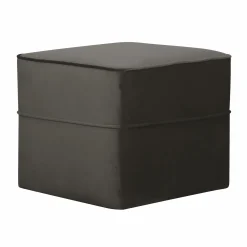 Camif Repose-Pieds>Pouf carré velours Oscar -