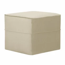 Camif Repose-Pieds>Pouf carré velours Oscar -