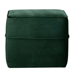 Camif Repose-Pieds>Pouf carré velours Oscar -