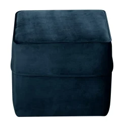 Camif Repose-Pieds>Pouf carré velours Oscar -