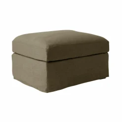 Camif Repose-Pieds>Pouf lin déhoussable Moëze -
