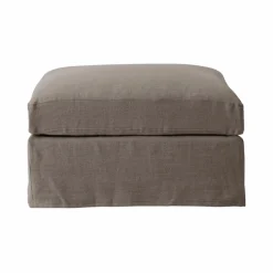 Camif Repose-Pieds>Pouf lin déhoussable Moëze -