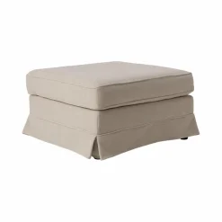 Camif Repose-Pieds>Pouf tissu déhoussable Naxos -