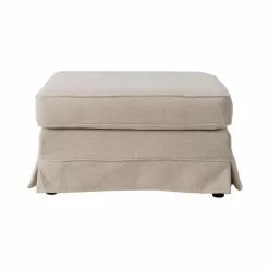 Camif Repose-Pieds>Pouf tissu déhoussable Naxos -