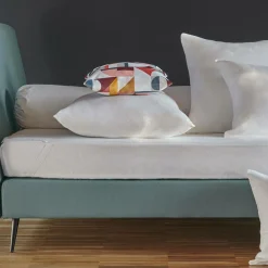 Camif Protèges Oreillers|Protèges Oreillers>Protège traversin molleton coton bio Mona - Largeur 90 cm