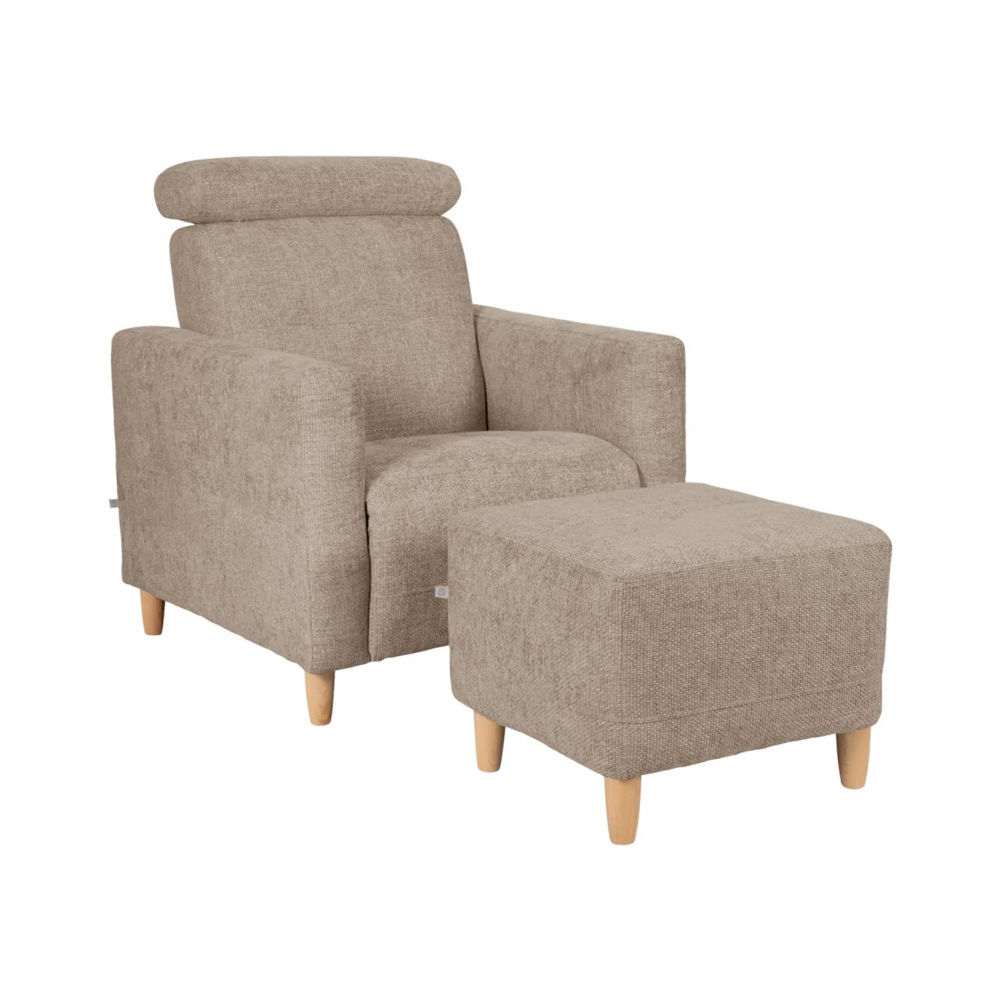 Camif Repose-Pieds>Repose pieds tissu Chambord -