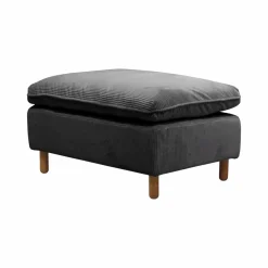 Camif Repose-Pieds>Repose-pieds velours côtelé Portimo -