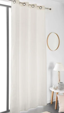 Camif Rideaux Et Voilage|Rideaux Et Voilage>Rideau coton lin Loïs - - 135 x 260 cm