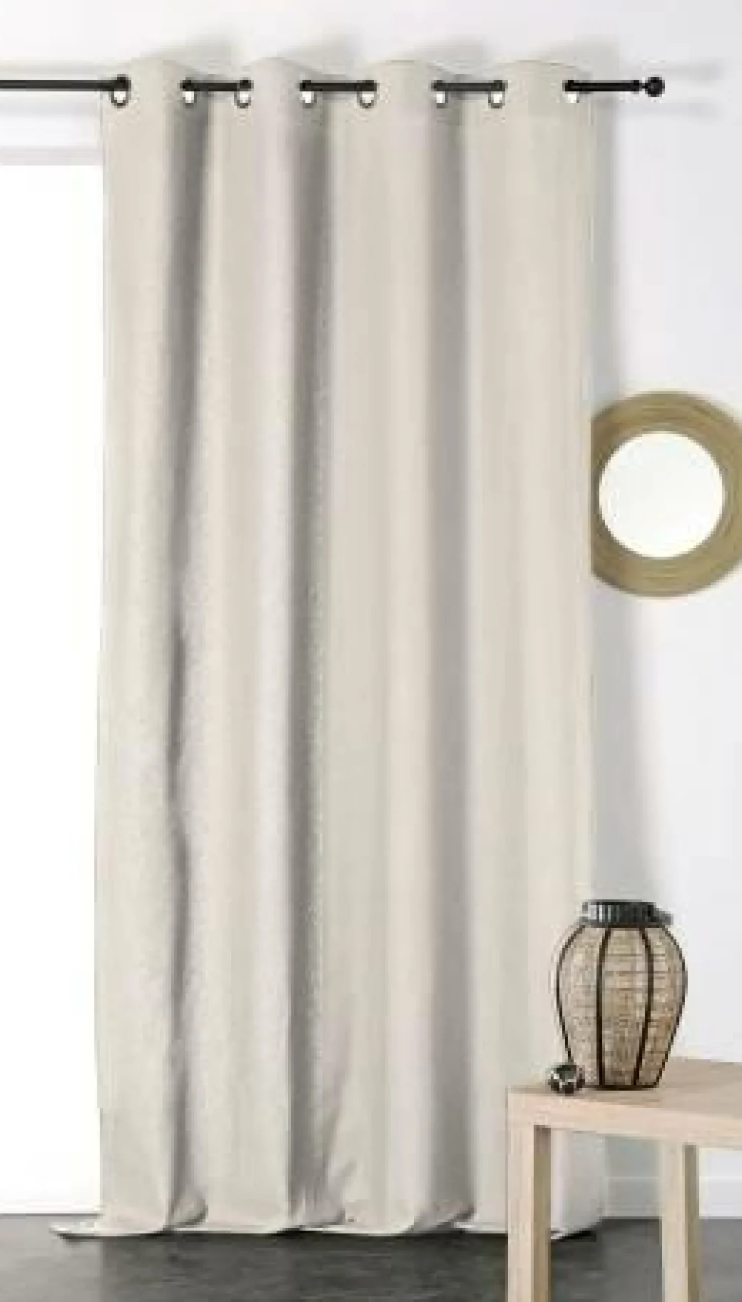 Camif Rideaux Et Voilage|Rideaux Et Voilage>Rideau coton Loïs - - 135 x 260 cm