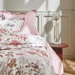 Camif Draps|Taies D'Oreiller>SANDERSON Drap satin Water garden - - 180 x 290 cm