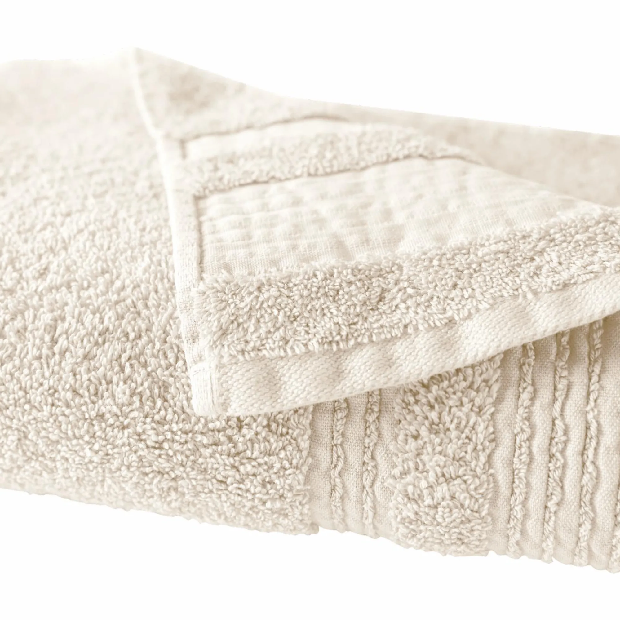 Camif Serviettes De Bain>Serviette de bain coton bio Lena - - 100 x 150 cm