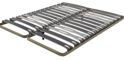 Camif Sommiers 90 X 190 Cm|Sommiers 140 X 190 Cm>Sommier cadre à latte 5 zones de soutien Ethan - 2 x 70 x 190 cm