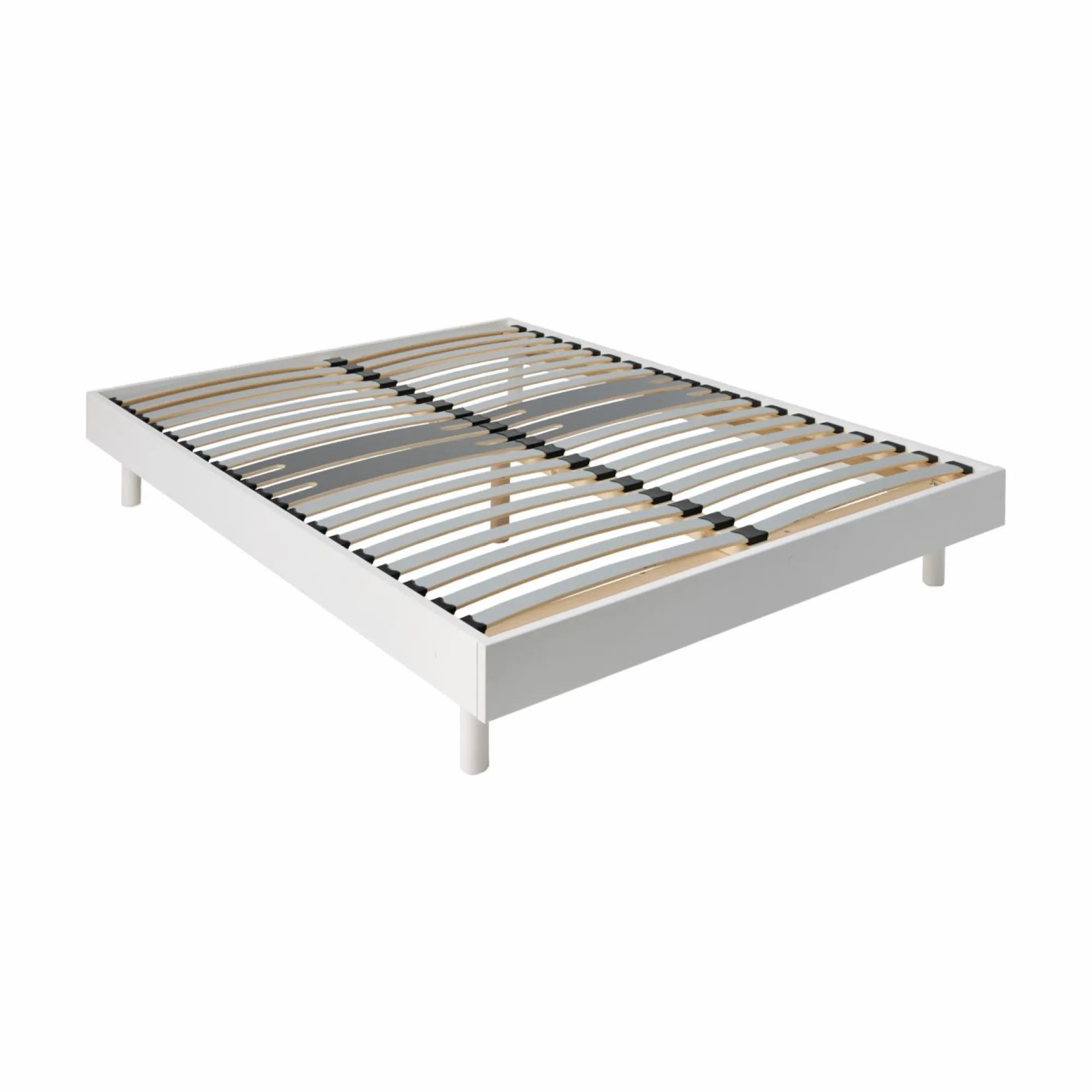 Camif Sommiers 90 X 190 Cm|Sommiers 140 X 190 Cm>Sommier kit décor bois Elian - - 160 x 200 cm