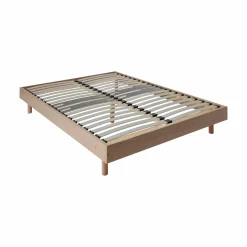 Camif Sommiers 160 X 200 Cm|Sommiers 90 X 190 Cm>Sommier kit décor bois Elian - - 140 x 190 cm