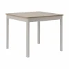 Camif Tables À Manger|Tables>Table à manger carrée décor bois et blanc 2 à 4 personnes Adeline