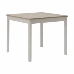 Camif Tables À Manger|Tables>Table à manger carrée décor bois et blanc 2 à 4 personnes Adeline