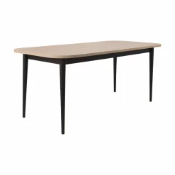 Camif Tables À Manger|Tables>Table à manger extensible décor bois pieds métal 6 à 8 personnes Mila