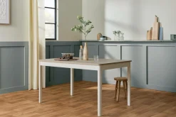 Camif Tables À Manger|Tables>Table à manger rectangulaire décor bois et blanc 4 personnes Adeline