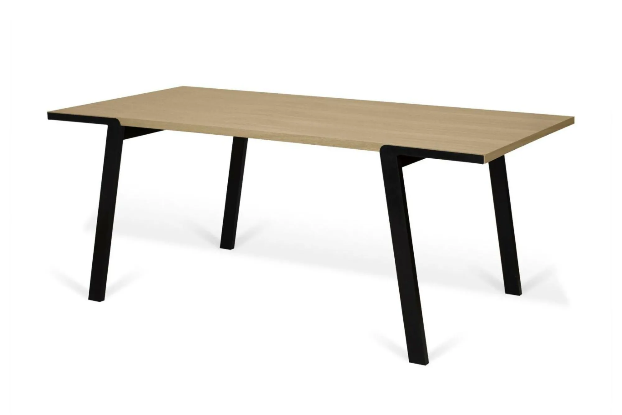 Camif Tables À Manger|Tables>Table à manger rectangulaire bois pieds métal noir 6 personnes Drift -