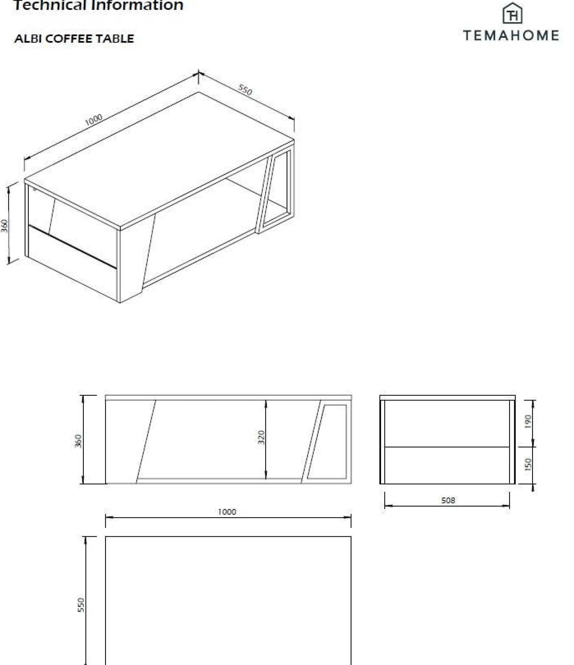 Camif Tables Basses>Table basse Albi -