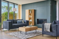 Camif Tables Basses>Table basse avec tiroir bois pieds métal Alex