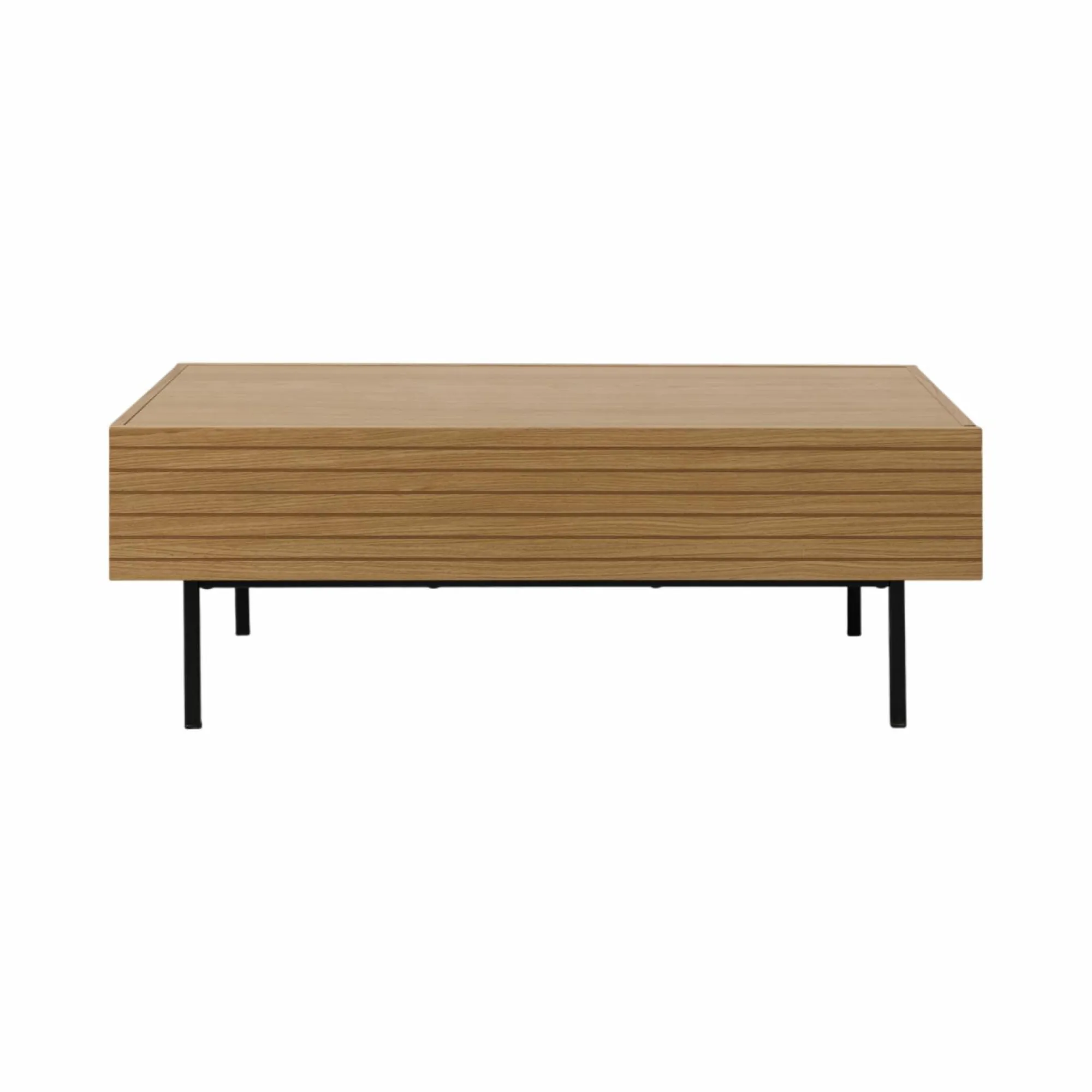 Camif Tables Basses>Table basse avec tiroir bois pieds métal Alex