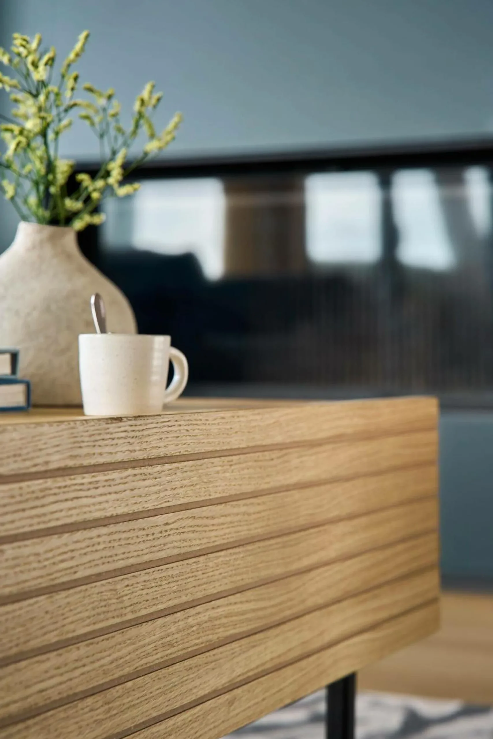 Camif Tables Basses>Table basse avec tiroir bois pieds métal Alex