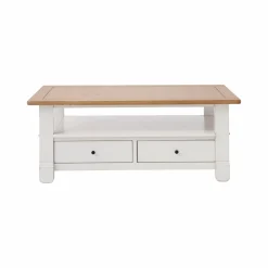 Camif Tables Basses>Table basse bois massif 2 tiroirs Embellie -