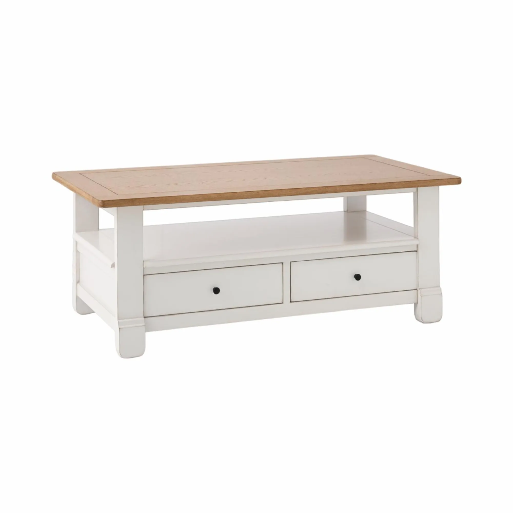 Camif Tables Basses>Table basse bois massif 2 tiroirs Embellie -