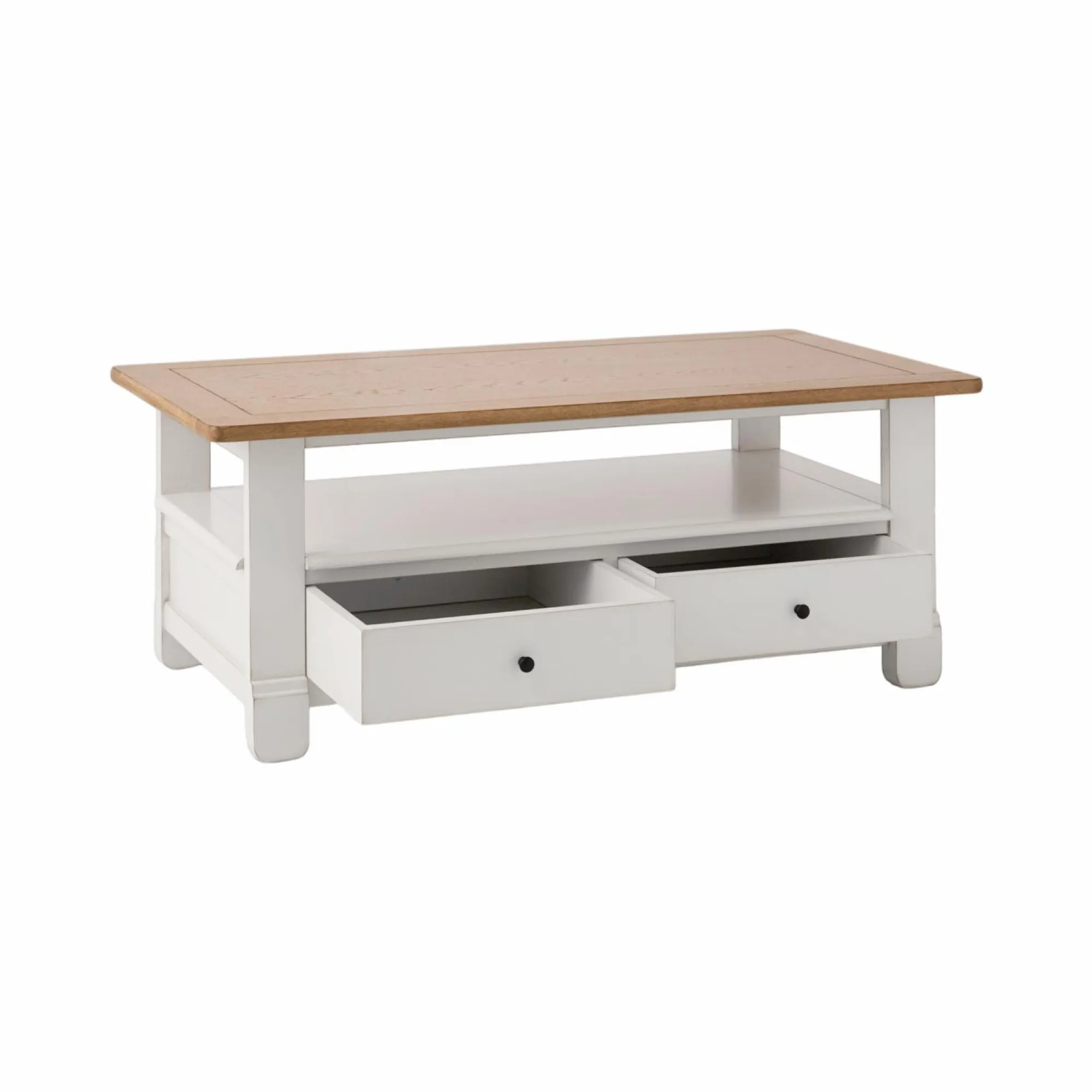 Camif Tables Basses>Table basse bois massif 2 tiroirs Embellie -