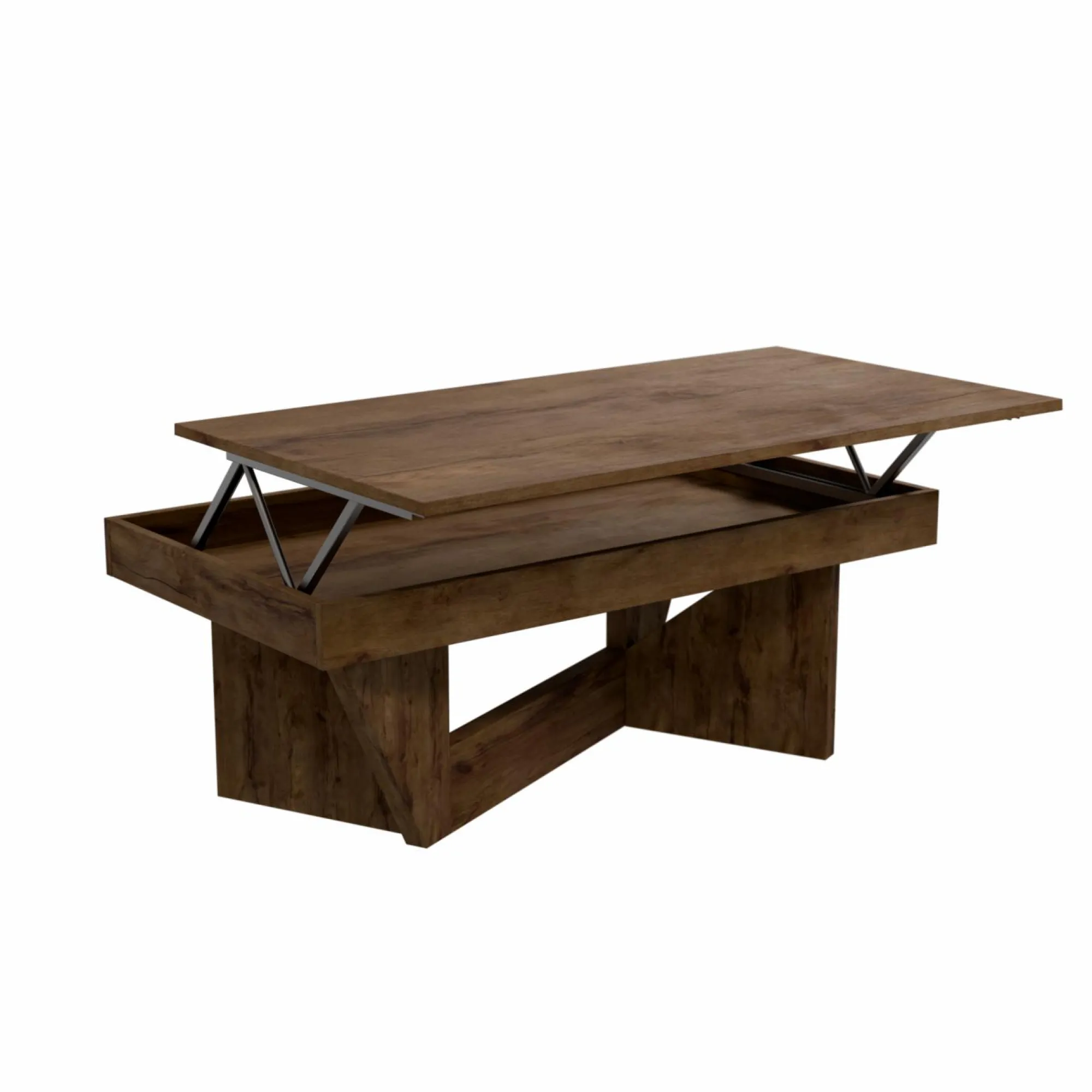 Camif Tables Basses>Table basse relevable décor bois Gabriela -