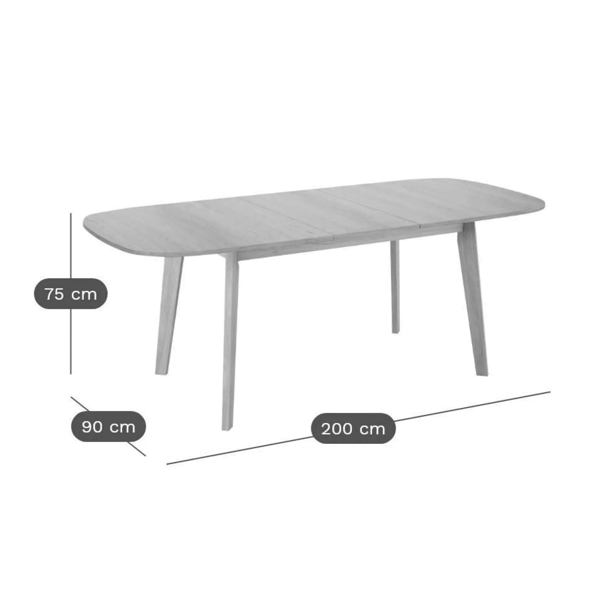 Camif Tables À Manger|Tables>Table rectangulaire extensible Agatha -