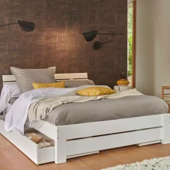 Camif Taies D'Oreiller>Taie d'oreiller percale bio Elise - - Taie d'oreiller 50 x 75 cm
