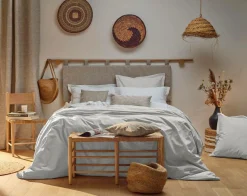 Camif Taies D'Oreiller>Taie percale bio Elise - - Taie d'oreiller 50 x 75 cm