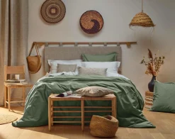 Camif Taies D'Oreiller>Taie percale bio Elise - - Taie d'oreiller 65 x 65 cm