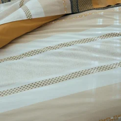 Camif Housses De Couette>TRADILINGE Housse de couette percale Marlow Miel - 260 x 240 cm