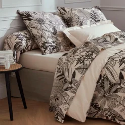 Camif Taies D'Oreiller>TRADILINGE Taie de traversin percale Alba noir - 86 x 200 cm